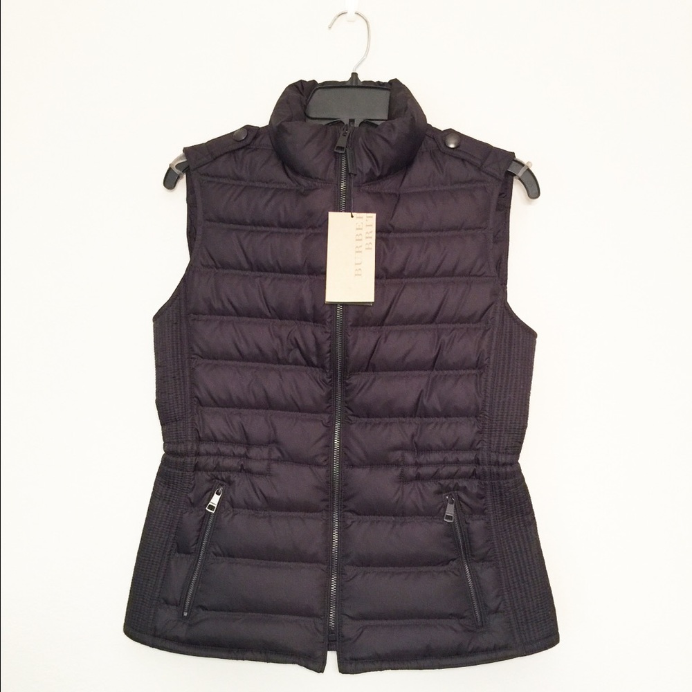 Auth Burberry Cranstead quilted goose down vest,